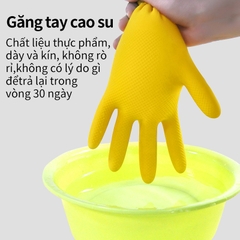 Găng tay Ams chống hoá chất axit kiềm EN388, EN420 model: A538