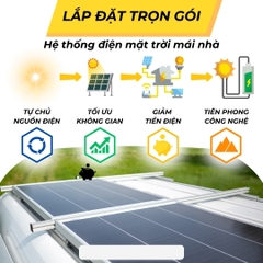 Lắp đặt trọn gói hệ thống điện mặt trời Solar