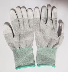 Găng tay Ams cao su PU dải Carbon model A552 (gói 10 đôi, bao tải 1000 đôi)