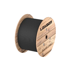 Dây cáp điện Leader 6mm (Solar cable 1*6MM2) (1500V H1Z2Z2-K- cuộn 1000m sx2024)