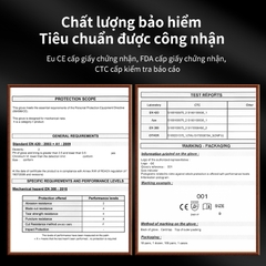 Găng tay Ams chống cắt 2 lớp cấp 5 thép 1706 316L