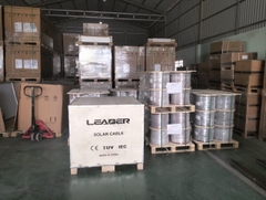 Dây cáp điện Leader 4mm (Solar cable 1*4MM2) (1500V H1Z2Z2-K - cuộn 1000m sx2024)