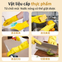 Găng tay Ams chống hoá chất axit kiềm EN388, EN420 model: A538