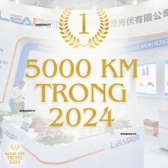 Dây cáp điện Leader 6mm (Solar cable 1*6MM2) (1500V H1Z2Z2-K- cuộn 1000m sx2024)