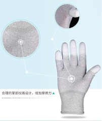 Găng tay Ams cao su PU dải Carbon model A552 (gói 10 đôi, bao tải 1000 đôi)