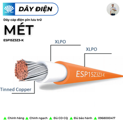 Dây dẫn điện bọc plastic dùng cho pin lưu trữ TUV 2PfG 2693/CE, điện áp 1500V, tiết diện lõi:35mm2, hiệu LEADER