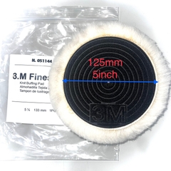 Phớt lông cừu 1 mặt 5inch đánh bóng xe máy ô tô