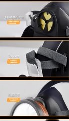 Ams 防毒面具，单滤盒，硅胶 Ninja A420P，2026 版本