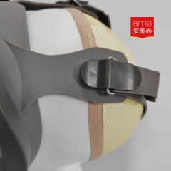 Respirator A680 Full-Face Gas Mask (Brand: AMS, Full face, Made of silicone rubber, Box contains 1 piece) Mặt nạ chống độc