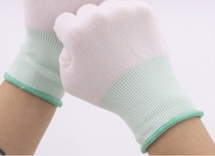 Găng tay Ams vải Poly phủ PU ngón tay model A551 (gói 10 đôi)