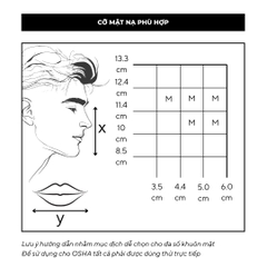 Bộ mặt nạ Ams nửa mặt bằng TPU quy cách A620+A8510 lọc khí hữu cơ