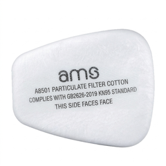 KN95 dust filter (AMS KN95 filter pad for dual-cartridge respirator model A8501) EN149 QCVN12