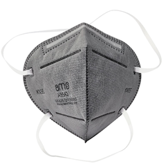 Khẩu trang KN95 chứa than hoạt tính 5 lớp Đeo qua đầu, hiệu AMS, Model: A9542, hộp 50 chiếc