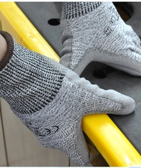 GĂNG TAY CHỐNG CẮT CẤP ĐỘ 5 tiêu chuẩn EN338 An toàn khi làm việc, lao động, thao tác chuẩn xác AMS1006