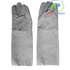 Găng tay da hàn dài (1 lớp) (45Cm) (Hàng đặt)