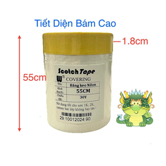 Băng dính nilon che phủ trước khi sơn