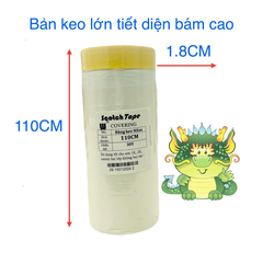 Băng dính nilon che phủ trước khi sơn