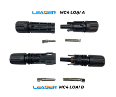 Bộ đầu nối MC4 Leader ( Solar connector PV-BN101B ) DC 1500V | Giắc cắm năng lượng mặt trời