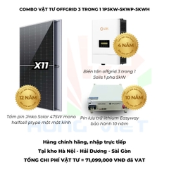 Combo vật tư độc lập Offgrid 1pha