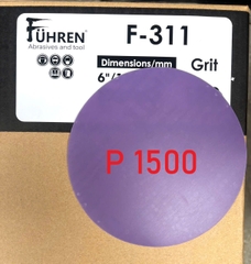 Nhám FILM FUHREN chà bề mặt sơn matit đánh bóng gỗ hạt ceramic loại 6inch cao cấp siêu bền sắc