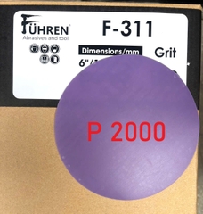 Nhám FILM FUHREN chà bề mặt sơn matit đánh bóng gỗ hạt ceramic loại 6inch cao cấp siêu bền sắc
