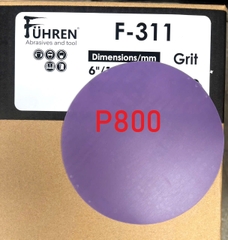 Nhám FILM FUHREN chà bề mặt sơn matit đánh bóng gỗ hạt ceramic loại 6inch cao cấp siêu bền sắc