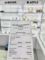 Phần mềm mobile website in hóa đơn nhiều mẫu