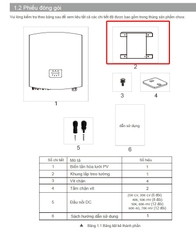 Biến tần Inverter (nghịch lưu) dùng trong hệ thống điện mặt trời, Công suất 50KW, 3 pha, nối lưới bám tải, hiệu Solis Model: Inverter Solis 3P50KW-4G-DC