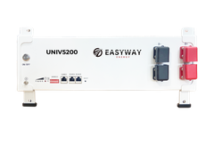 Pin Lithium-ion dùng lưu trữ năng lượng mặt trời, công suất 102Ah, điện áp 51.2V, model UNIV5200, hiệu Easyway - White