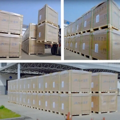 Tấm pin NLMT JASolar 540W 2 MẶT KÍNH Mono Halfcell Ptype bảo hành 12 năm 540WP JA72D30 540