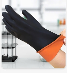 Chemical-resistant rubber gloves brand AMS (acid- and alkali-resistant) A539, A5392, A5395