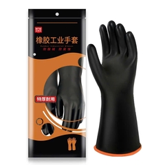 Găng tay cao su chống axit và kiềm hóa chất