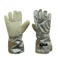 Găng tay chịu nhiệt Vian 350 độ màu bạc V-35036