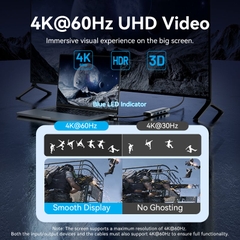 Hub Vention USB-C to HDMI/USB 3.0*3/USB 3.2 Gen 1 Type-C/PD Docking Station 0.15M Gray Aluminum Alloy Type ( TGM-HB )