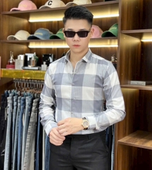 Sơ mi hàng Quảng châu cao cấp SM-66674