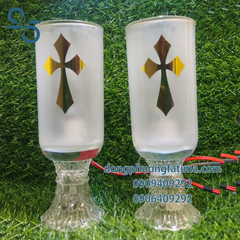 2 CÂY LY ĐÈN ĐIỆN K8 (18CM) (Điện 220V)