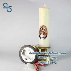 2 CÂY NẾN ĐIỆN TỬ 4X27(CM) (Không cần pin)