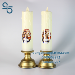 2 CÂY NẾN ĐIỆN TỬ 4X23(CM) (Không cần pin)