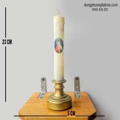 2 CÂY NẾN ĐIỆN TỬ 2,3x23(cm) (Không cần pin)