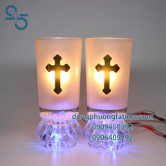 2 CÂY LY ĐÈN ĐIỆN K6 (14CM) (Điện 220V)