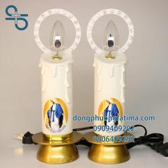 2 CÂY ĐÈN NẾN VÒNG LED