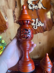 CÂY ĐÈN GỖ LỒNG THÁNH GIÁ 25cm