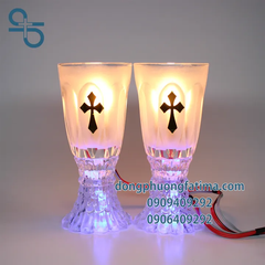 2 CÂY LY ĐÈN ĐIỆN K4 (14CM) (Điện 220V)
