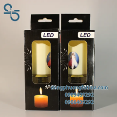 NẾN ĐIỆN TỬ 5x7 CHÂN ĐẾ 13.5 ( cm )