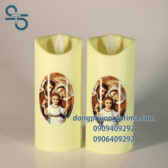 2 CÂY NẾN ĐIỆN TỬ 5X12cm (Không cần pin)