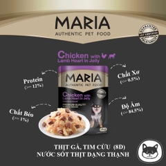 Pate Maria Cao Cấp Cho Chó Mèo Human Grade Thái Lan 70g - Grain Free Không Ngũ Cốc, Hỗ Trợ Tiêu Hóa & Da Lông