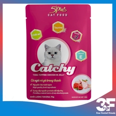 Pate Dành Cho Mèo 5Plus Catchy Cá Ngừ Mix Gói 70g