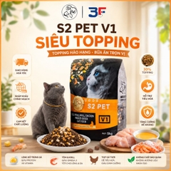 Thức ăn hạt cho mèo S2PET - túi chiết 1kg |