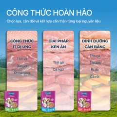 Pate Mousse Faenbei Cho Chó 130g Cao Cấp - Thức Ăn Ướt Dễ Tiêu Hóa, Bổ Sung Prebiotics & Omega 3