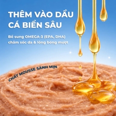 Pate Mousse Faenbei Cho Chó 130g Cao Cấp - Thức Ăn Ướt Dễ Tiêu Hóa, Bổ Sung Prebiotics & Omega 3